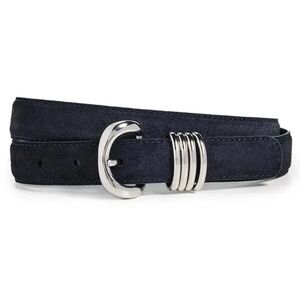 Madewell Metal Keeper Belt in Juniper Berry (navy suede) size M